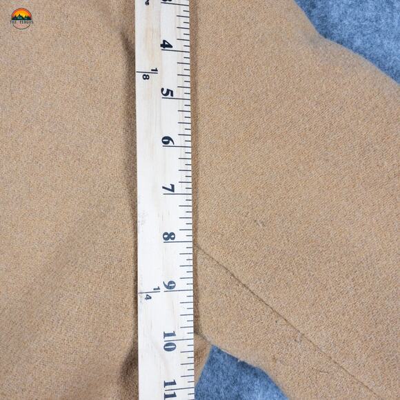 Maurices Overcoat Tan Long Sleeve Full-Zip Pockets Women's Size Medium - Picture 10 of 15